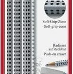 Faber-Castell Faber Castell Potlood FC Grip 2001 HB Met - Gomdop - 3st. Op Blister