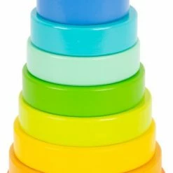 Small Foot Company Small Foot - Stacking Tower Shape-Fitting Rainbow 21 Small Foot Company Small Foot - Stacking Tower Shape-Fitting Rainbow -Duurzamer-speelgoed Winkel 426x840