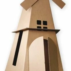 Kartonnen Windmolen - Cadeau Van Duurzaam Karton - Hobbykarton - KarTent
