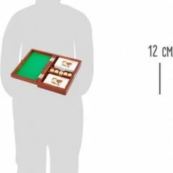 Small Foot Company Small Foot Speldoos Cards And Dice Unisex 19 Cm Bruin 8-delig -Duurzamer-speelgoed Winkel 492x840