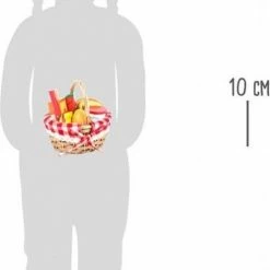 Small Foot Company Small Foot - Picnic Basket With Cuttable Fruits -Duurzamer-speelgoed Winkel 497x840 7