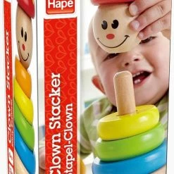 Hape Houten Stapeltoren Clown 16,5 Cm -Duurzamer-speelgoed Winkel 500x840 1