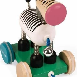 Janod Zigolos - Trekfiguur Zebra -Duurzamer-speelgoed Winkel 534x840