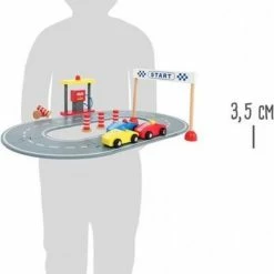 Small Foot Company Houten Racebaan Met Speelset - Geel -Duurzamer-speelgoed Winkel 535x840 3