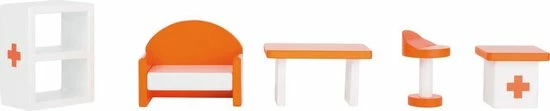 Small Foot Company Houten Poppenhuis Ziekenhuis Speelhuis 2 Small Foot Company Houten Poppenhuis Ziekenhuis Speelhuis - Afbeelding 2