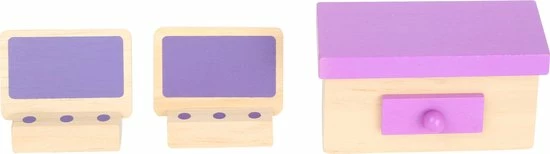 Small Foot Company Poppenhuis - Verwijderbaar Dak - Houten Speelgoed Vanaf 3 Jaar 10 Small Foot Company Poppenhuis - Verwijderbaar Dak - Houten Speelgoed Vanaf 3 Jaar - Afbeelding 10