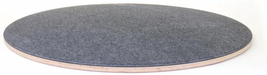 Wobbel 360 - Blank Gelakt Balansbord Ecovilt Muis 8 Wobbel 360 - Blank Gelakt Balansbord Ecovilt Muis - Afbeelding 8