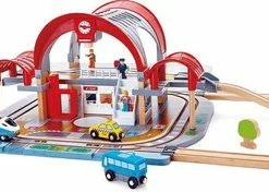 Hape - Grand City Station - Houten Treinset