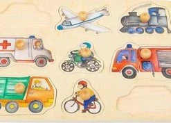 Small Foot Company Small Foot - City Vehicles Puzzle 9 Small Foot Company Small Foot - City Vehicles Puzzle -Duurzamer-speelgoed Winkel 550x177