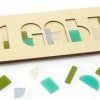 CRE8 Naampuzzel XL 9-11 Letters | Kraamcadeau Met Naam | Persoonlijk Naamcadeau | Educatief Speelgoed