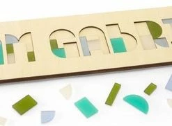 CRE8 Naampuzzel XL 9-11 Letters | Kraamcadeau Met Naam | Persoonlijk Naamcadeau | Educatief Speelgoed