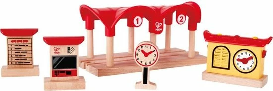 Hape Treinstation Met Licht En Geluid E3702 9 Hape Treinstation Met Licht En Geluid E3702 - Afbeelding 9