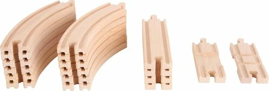 Small Foot Company Houten Treinbaan Met Station 35 Delen 7 Small Foot Company Houten Treinbaan Met Station 35 Delen - Afbeelding 7