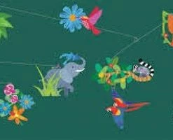 DJECO Mobiel Oerwoud Amazone - De Wereld Van De Jungle -Duurzamer-speelgoed Winkel 550x200