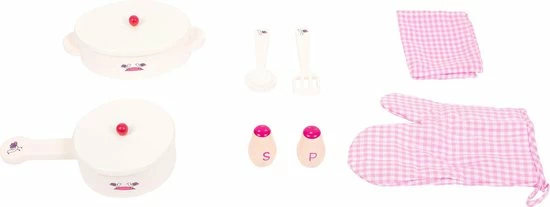 Small Foot Company Base Toys Houten Kinderkeuken Met Accessoires 2 Small Foot Company Base Toys Houten Kinderkeuken Met Accessoires - Afbeelding 2