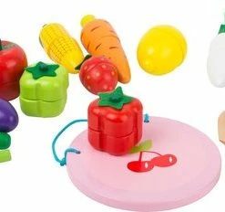 Small Foot Company Small Foot - Cuttable Fruit And Vegetable Set -Duurzamer-speelgoed Winkel 550x232
