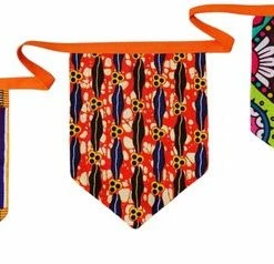 Maame Tumi Stoffen Slingers | Sinterklaas Cadeau | Verjaardagsslingers | Slingers Stof | Origineel Ontwerp | Herbruikbaar | Wasbaar | Handgemaakt | Feest | Versiering