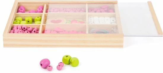 Small Foot Company Small Foot Rijgset 19 X 16 Cm Hout/staal/textiel 199 Stuks 2 Small Foot Company Small Foot Rijgset 19 X 16 Cm Hout/staal/textiel 199 Stuks - Afbeelding 2