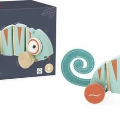 Janod Tropik - Trekfiguur Kameleon -Duurzamer-speelgoed Winkel 550x256 3