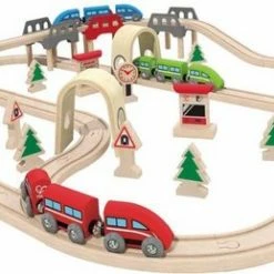Hape Hoog En Laag Houten Treinset
