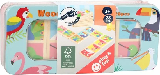 Small Foot Company Small Foot - Domino Birds Of The World 2 Small Foot Company Small Foot - Domino Birds Of The World - Afbeelding 2