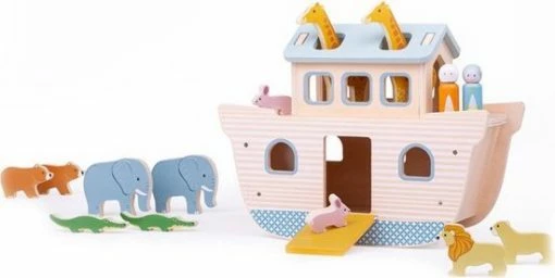 Bigjigs Toys BigJigs - Houten Ark Van Noach 100% FSC 4 Bigjigs Toys BigJigs - Houten Ark Van Noach 100% FSC -Duurzamer-speelgoed Winkel 550x276 1