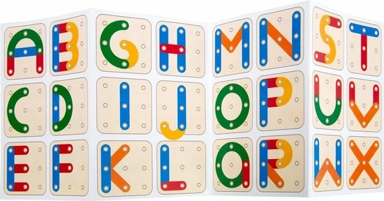 Small Foot Company Small Foot - Learning Game Letters And Numbers Insertion Puzzle 5 Small Foot Company Small Foot - Learning Game Letters And Numbers Insertion Puzzle - Afbeelding 5