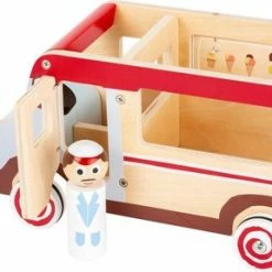 Small Foot Company Small Foot Ijscowagen Xl Hout Jongens 30 Cm Wit/rood 4-delig -Duurzamer-speelgoed Winkel 550x288 4