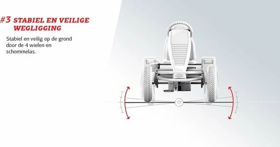 BERG XL Frame John Deere BFR Skelter - Groen/Geel - Vanaf 5 Jaar 7 BERG XL Frame John Deere BFR Skelter - Groen/Geel - Vanaf 5 Jaar - Afbeelding 7