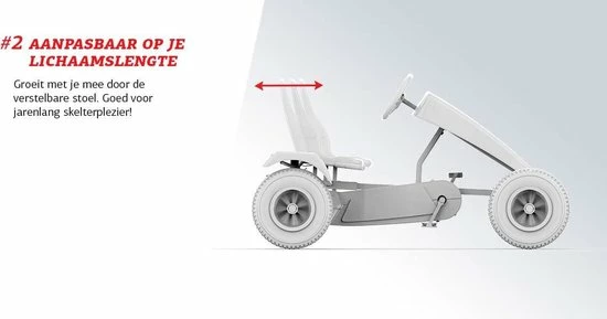 BERG XL Frame John Deere BFR Skelter - Groen/Geel - Vanaf 5 Jaar 5 BERG XL Frame John Deere BFR Skelter - Groen/Geel - Vanaf 5 Jaar - Afbeelding 5