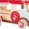 Small Foot Company Small Foot Ijscowagen Xl Hout Jongens 30 Cm Wit/rood 4-delig