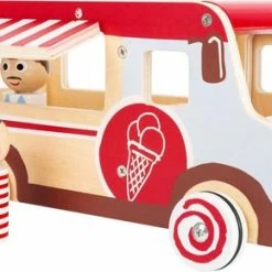 Small Foot Company Small Foot Ijscowagen Xl Hout Jongens 30 Cm Wit/rood 4-delig