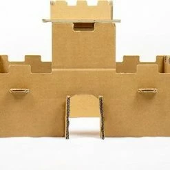 Kartonnen Mini Ridder Burcht - Cadeau Van Duurzaam Karton - Hobbykarton - KarTent -Duurzamer-speelgoed Winkel 550x296 1