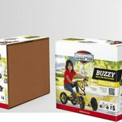BERG Buzzy Yellow Skelter - Geel - 2 Tot 5 Jaar - Verstelbaar Zadel + Stuur -Duurzamer-speelgoed Winkel 550x301 2