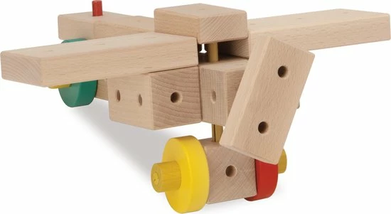 Matador Maker 3+ 108-delig Ki2 Houten Bouwset 6 Matador Maker 3+ 108-delig Ki2 Houten Bouwset - Afbeelding 6