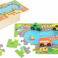 Duurzamer-speelgoed Winkel 11 Small Foot Company Puzzelbox Verkeer