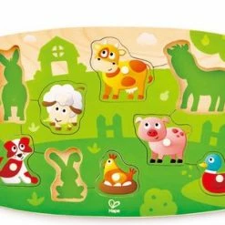 Hape Boerderij Vormenpuzzel