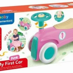 Baby Clementoni - Mijn Eerste Loopauto Roze, Ride On Speelgoedauto, Rijspeelgoed -Duurzamer-speelgoed Winkel 550x307 1