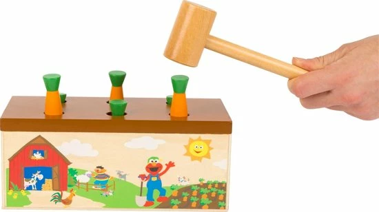 Small Foot Company Small Foot - Houten Hamerbank 'Sesamstraat' 3 Small Foot Company Small Foot - Houten Hamerbank 'Sesamstraat' - Afbeelding 3