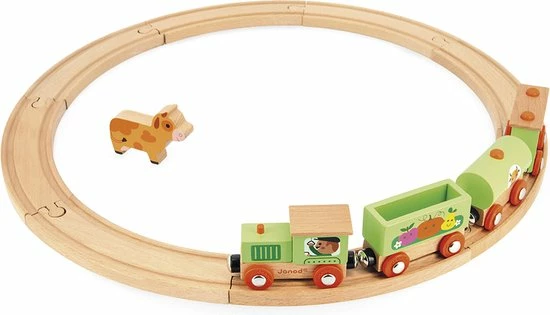 Janod Story ? Boerderij Trein Met Rails 3 Janod Story ? Boerderij Trein Met Rails - Afbeelding 3