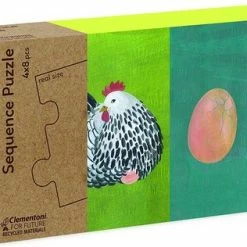Clementoni Legpuzzel Sequence Boerderij 4 X 8 Stukjes, Puzzels Kinderen
