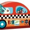 Djeco Kinderpuzzel In Racewagen Doos - 16 Stukjes