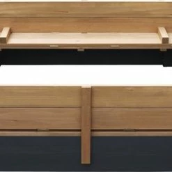 AXI Ella XL Houten Zandbak In Antraciet/Bruin- Met Zitbankjes En Deksel - FSC Hout - 120x120x20cm - Zandbak Voor Kinderen -Duurzamer-speelgoed Winkel 550x320 2