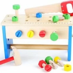 Small Foot Company Small Foot Gereedschapskist En Werkbank 30-delig