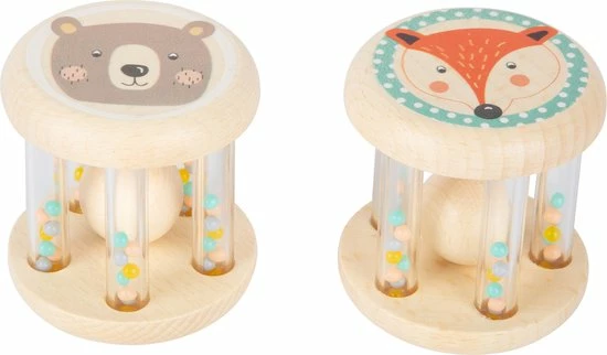 Small Foot Company Small Foot - Baby Rattles Animals Pastel 1 Small Foot Company Small Foot - Baby Rattles Animals Pastel
