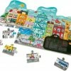 Hape Vloerpuzzel City Junior 83 Cm Hout 48-delig