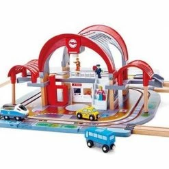 Hape - Grand City Station - Houten Treinset -Duurzamer-speelgoed Winkel 550x327