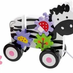 Duurzamer-speelgoed Winkel 22 Small Foot Company Small Foot Trek-zebra Tandwiel