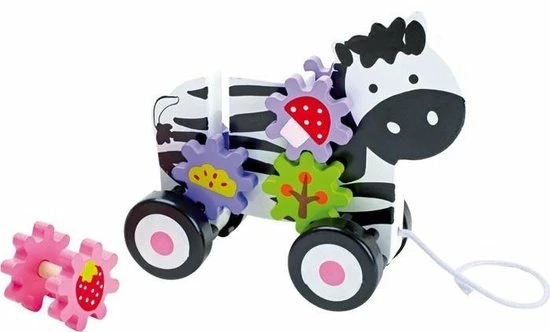 Small Foot Company Small Foot Trek-zebra Tandwiel 3 Small Foot Company Small Foot Trek-zebra Tandwiel - Afbeelding 3