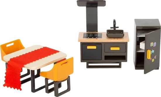 Small Foot Company Small Foot Meubelset Junior Hout/staal 31-delig 3 Small Foot Company Small Foot Meubelset Junior Hout/staal 31-delig - Afbeelding 3